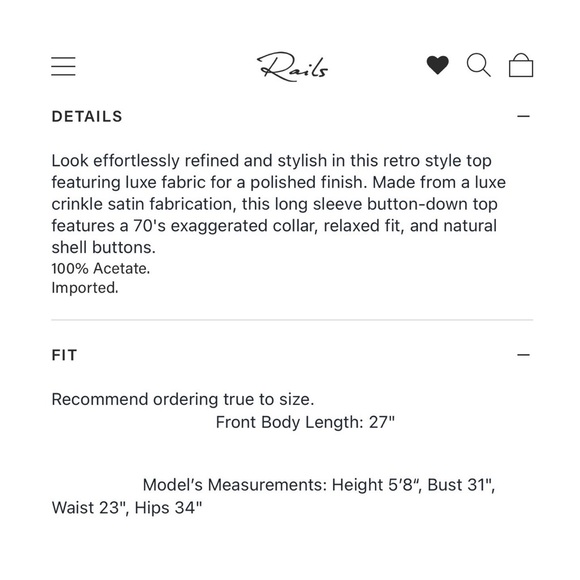 Rails NWT Andrea Top - Size Large - Nutmeg Brown - Picture 4 of 15